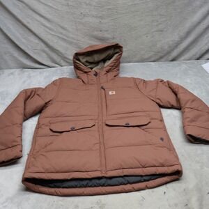 Carhartt Jacket Womens Small 4-6 Brown Montana Relaxed Insulated Rain Defender